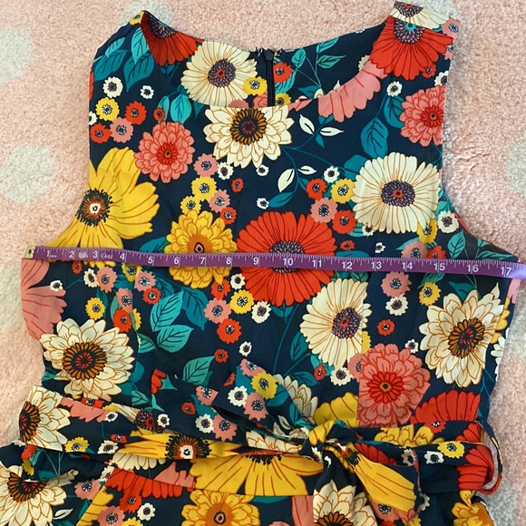 ModCloth Floral Dress size L - Picture 6 of 12